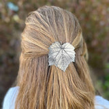 Grape Leaf Hair Barrette by Oberon Design