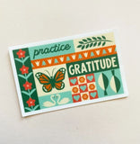 Practice Gratitude Sticker by Bottlebrush Graphics