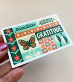 Practice Gratitude Sticker by Bottlebrush Graphics