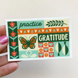 Practice Gratitude Sticker by Bottlebrush Graphics