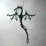 Tiny Dragon Ornament by Drawn Metal Studios