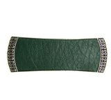 Celtic Leather Hair Barrette by Oberon Design