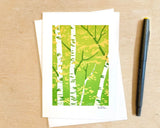 Green To Gold Card by Nan Onkka