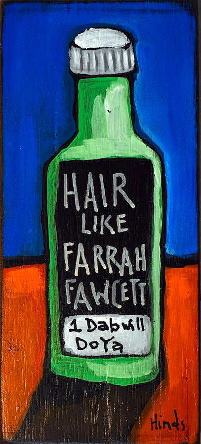 Hair Like Farrah Fawcett Block by David Hinds
