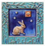 Woodland Creature Hare Tile by Parran Collery