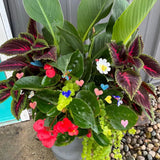 Small Copper Enamel Heart by Annabelle Noel Designs