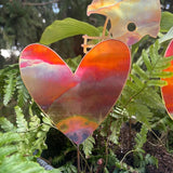 Copper Heart Garden Stake by Annabelle Noel Designs