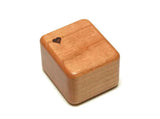Heart Marquetry Dark 2” Tall Wide Secret Box by Heartwood Creations