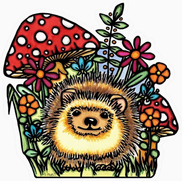 Hedgehog Sticker by Sarah Angst