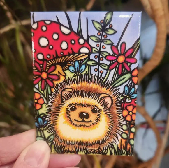 Hedgehog Magnet by Sarah Angst