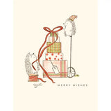 Hedgehog Gifts Holiday Greeting Card by Sweet Julie Marie