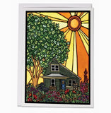 The Helping House Greeting Card by Sarah Angst