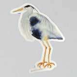 Heron Sticker by Chavah's Garden