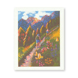 Hiking Together Print by Heartell Press