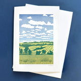Home in the Fields Card by Nan Onkka