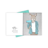 Home Makeover Coyote Card by Burdock & Bramble