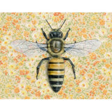 Honeybee (Yellow) Blank Greeting Card by Emily Uchytil
