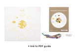 Honeybees Embroidery Stitch Sampler by Kiriki Press