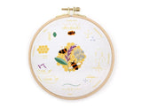 Honeybees Embroidery Stitch Sampler by Kiriki Press