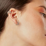 Tiny Silver Filigree Hoop Earrings by Olmox Fine Filigree Jewelry