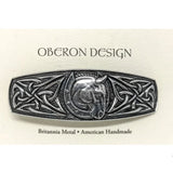 Celtic Horseshoe Hair Barrette by Oberon Design