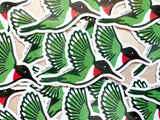 Hummingbird Sticker by Nan Onkka