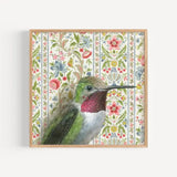 Ruby-Throated Hummingbird Reproduction by Emily Uchytil
