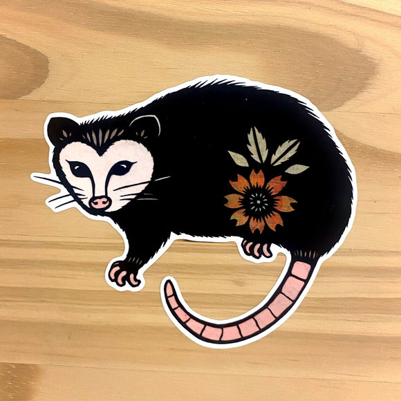 Possum Sticker by Angie Pickman