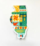 Illinois Quilt Pattern Sticker by Bottlebrush Graphics