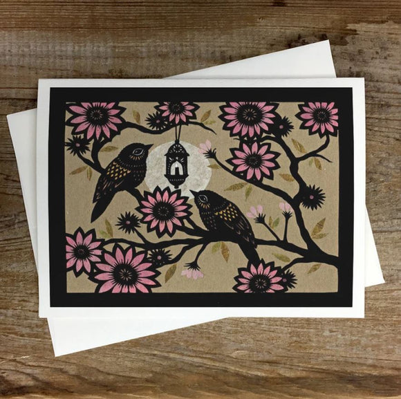 Illuminated Greeting Card by Angie Pickman