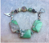 Variscite Bracelet by Karen Gilbert