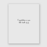 Baby Bundle of Joy Greeting Card from Great Arrow Cards
