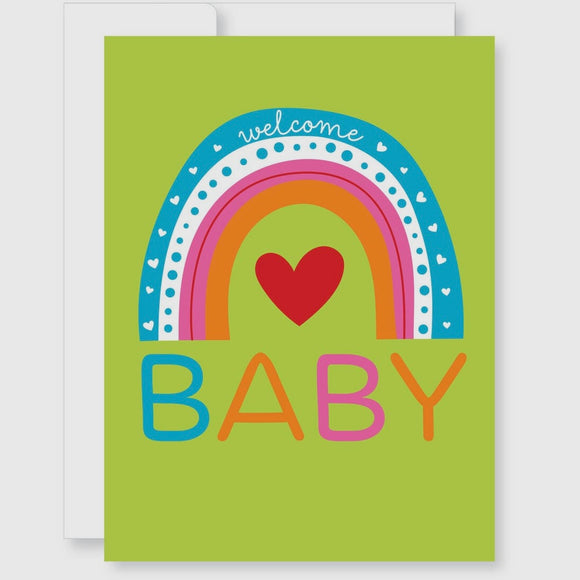 Baby Rainbow Greeting Card from Great Arrow Cards