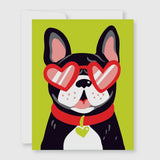 Love Bulldog Greeting Card from Great Arrow Cards