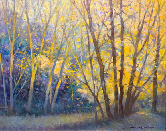 Sunlit Trail by Nancy Lindsay