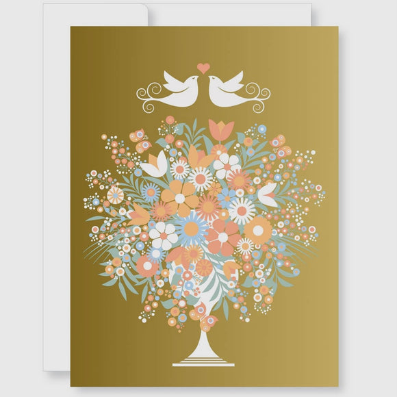 Wedding Bouquet Greeting Card from Great Arrow Cards