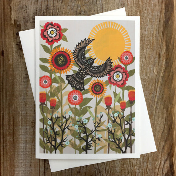 In Heaven's High Bower Greeting Card by Angie Pickman