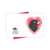 In My Heart Grackle Card by Burdock & Bramble