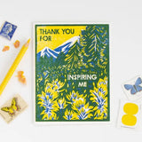 Thank You For Inspiring Me Card by Heartell Press