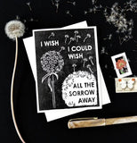 I Wish Sympathy Card by Heartell Press