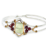 Kundalini Jade Cuff Bracelet by Vanessa Savlen