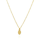 Josephine Small Gold Filigree Necklace by Olmox Fine Filigree Jewelry