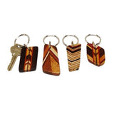 Wooden Key Rings by Mark Bakula