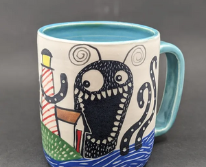 Kraken Mug by Tim McMahon