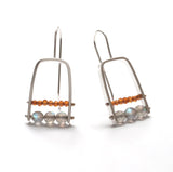 Squared Arc Earrings by Ashka Dymel