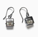 Mini Square Earrings by Ashka Dymel