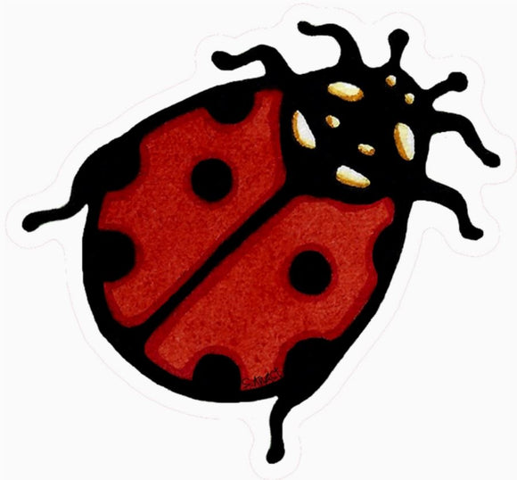 Ladybug Sticker by Sarah Angst