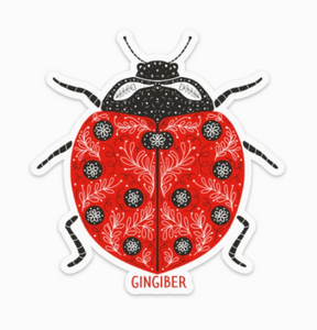 Ladybug Sticker by Gingiber