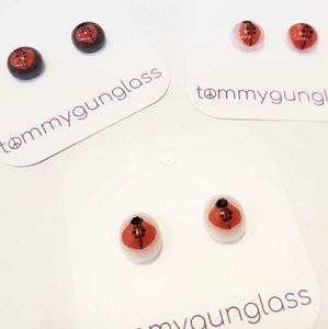 Ladybug Studs by TommyGunGlass