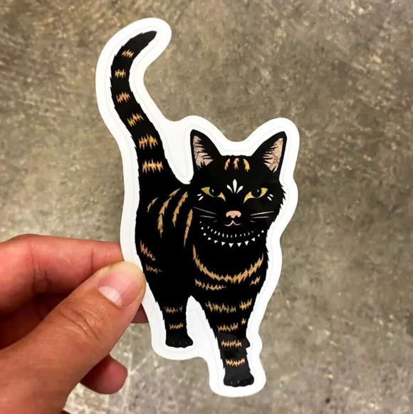 Lady Cat Sticker by Angie Pickman